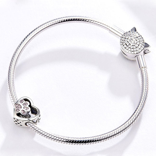 Paw-Print-in-my-Heart-Charm-7-web Sterling Silver Paw Print in my Heart Charm