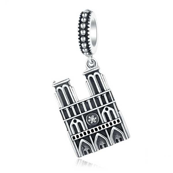Notre Dame Cathedral Pendant Charm