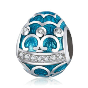 Blue Easter Egg Charm