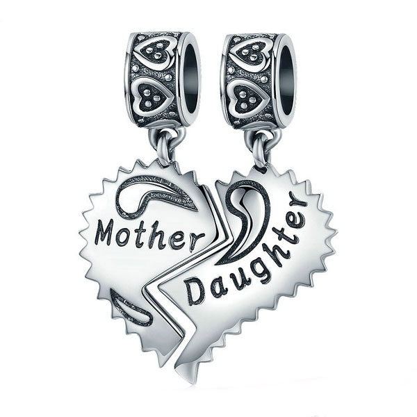 Mother and Daughter Charm Set
