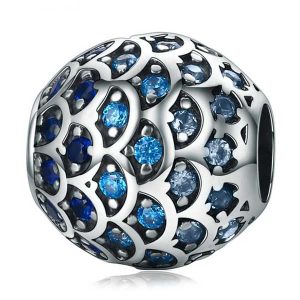 Ocean Waves CZ Charm