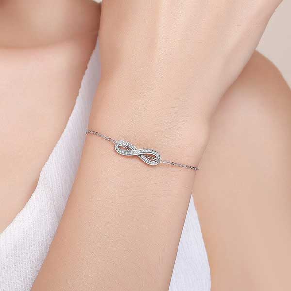 Infinity Chain Link Adjustable Bracelet